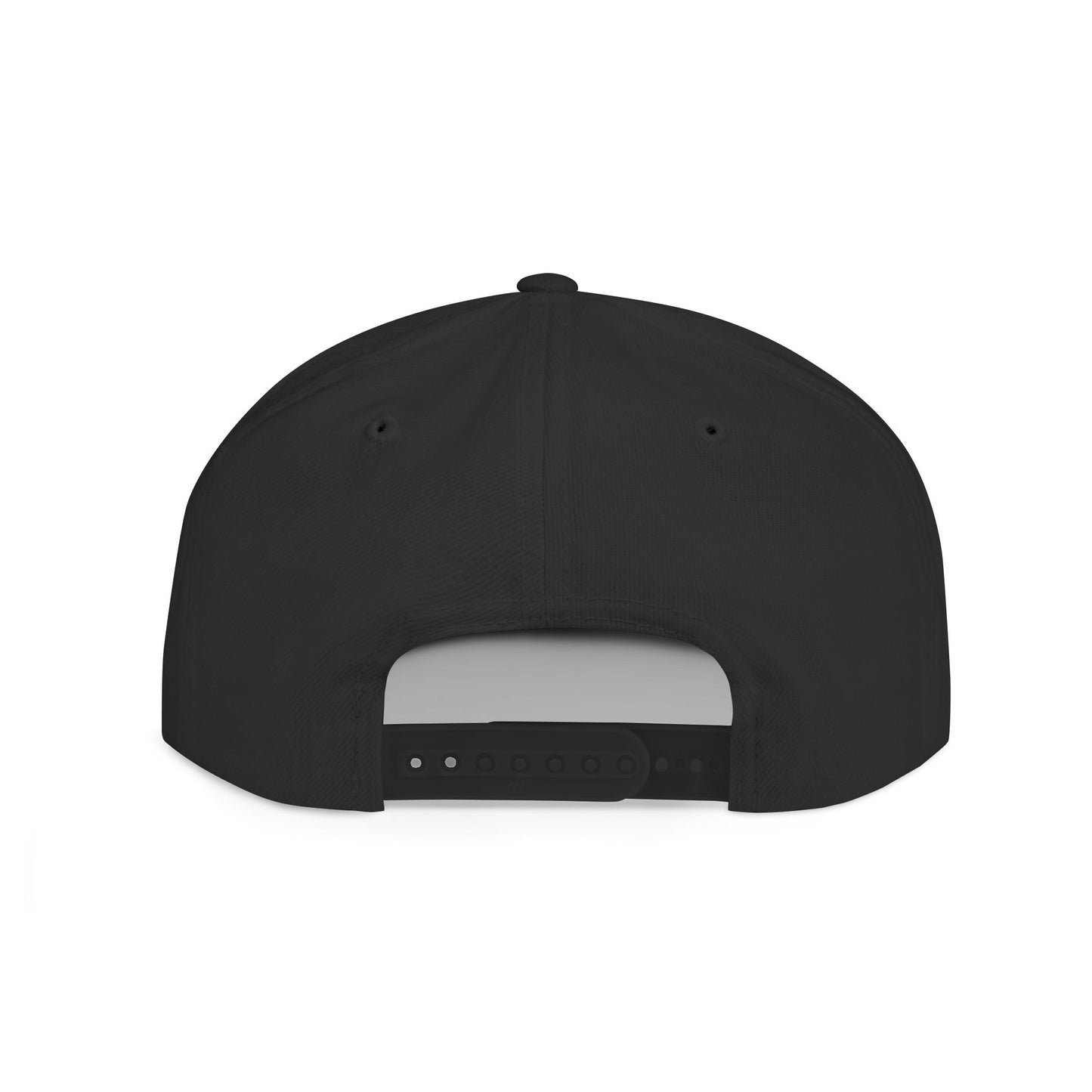 Stylish Flat Bill Snapback Hat with "PHAOS" Embroidery - Trendy Streetwear Cap