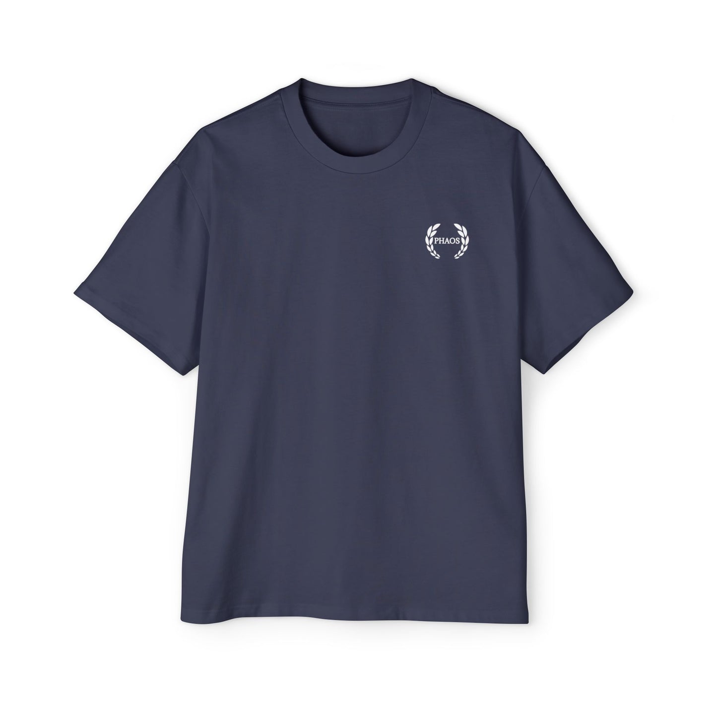 Men's Heavy Oversized Tee with 'PHAOS' Graphic - Stylish Streetwear for Casual Days
