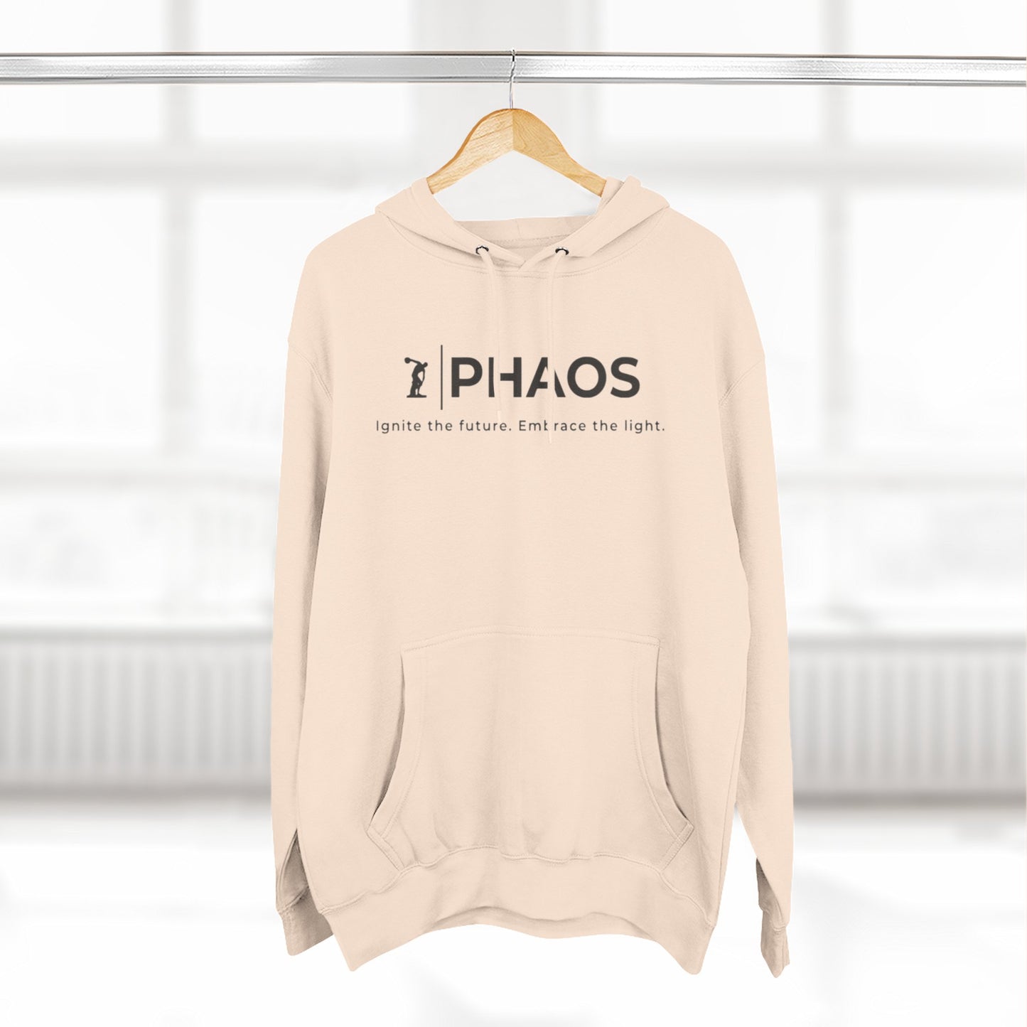 Three-Panel Fleece Hoodie - Ignite the Future