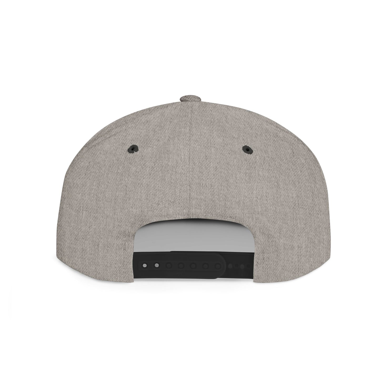 Stylish Flat Bill Snapback Hat with "PHAOS" Embroidery - Trendy Streetwear Cap