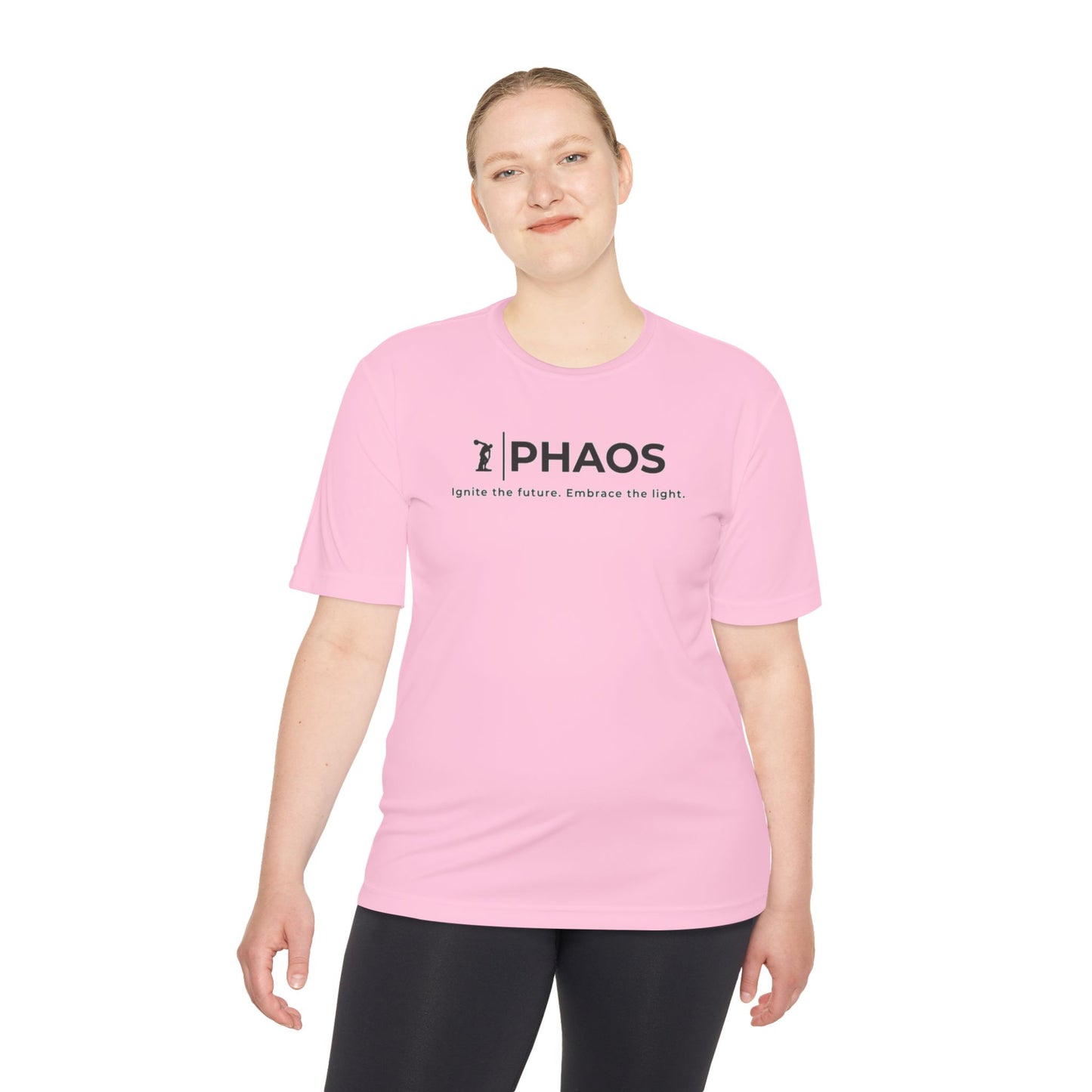 Unisex Moisture Wicking Tee - Ignite the Future, Embrace the Light
