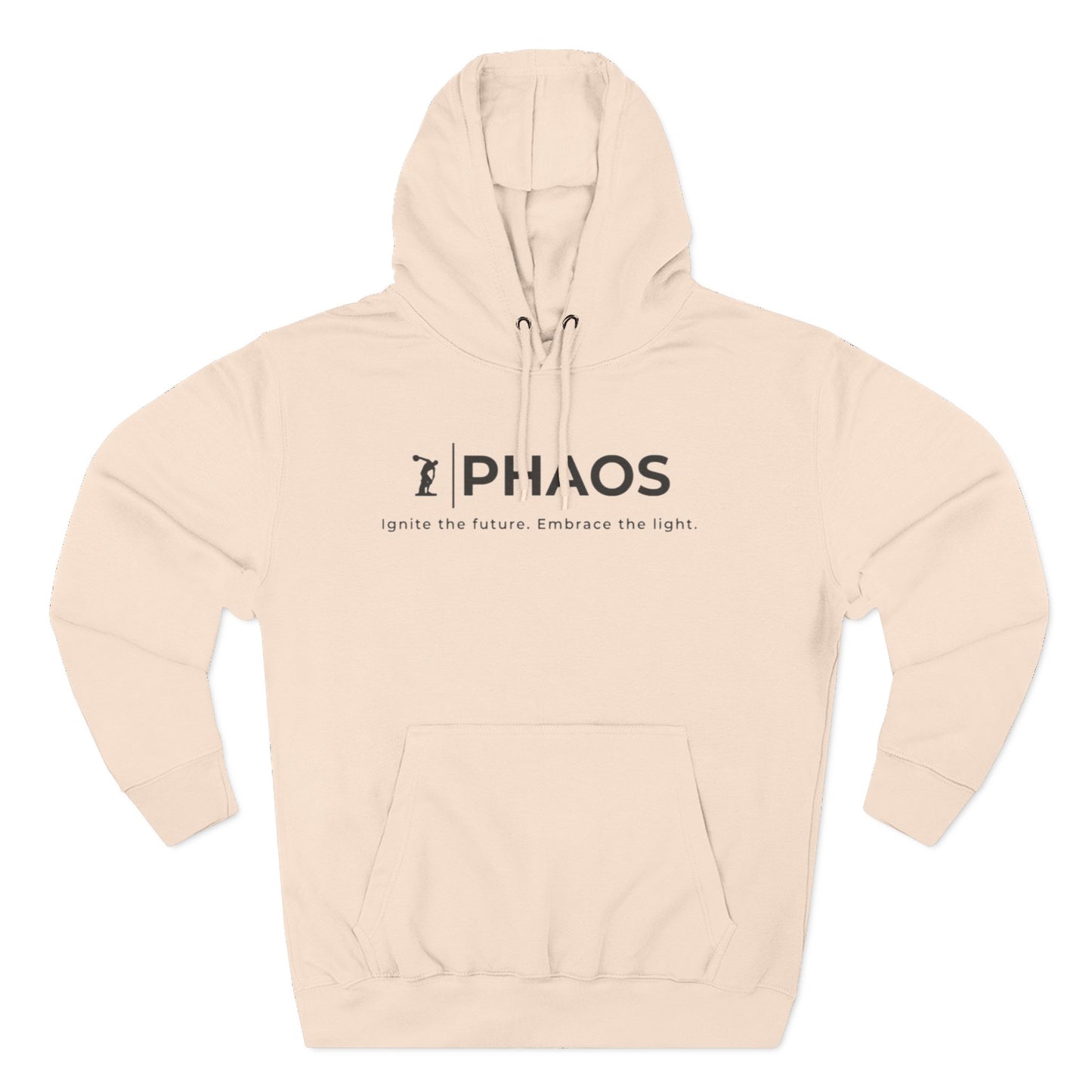Three-Panel Fleece Hoodie - Ignite the Future
