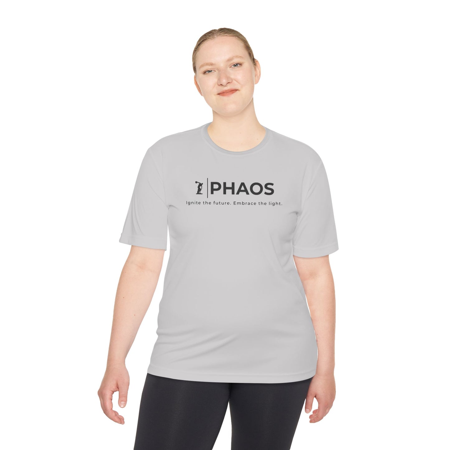 Unisex Moisture Wicking Tee - Ignite the Future, Embrace the Light