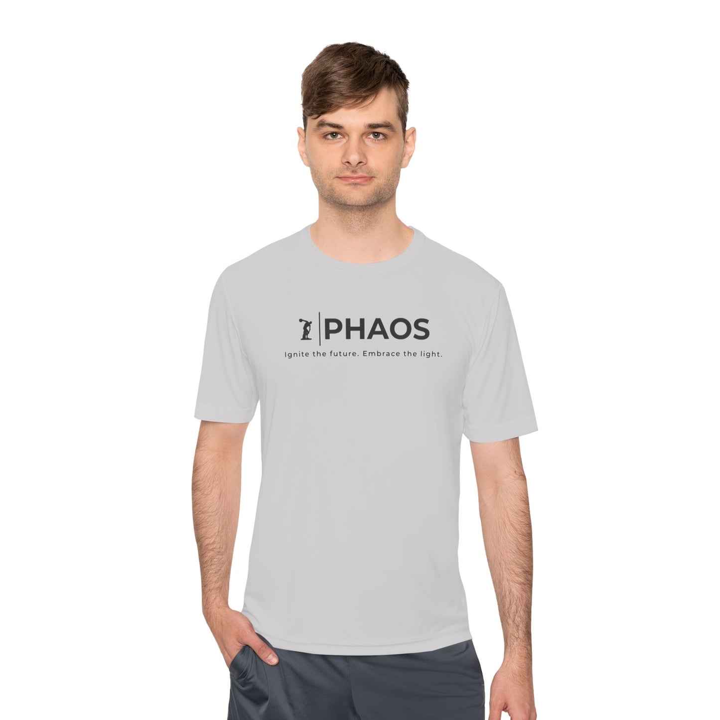 Unisex Moisture Wicking Tee - Ignite the Future, Embrace the Light
