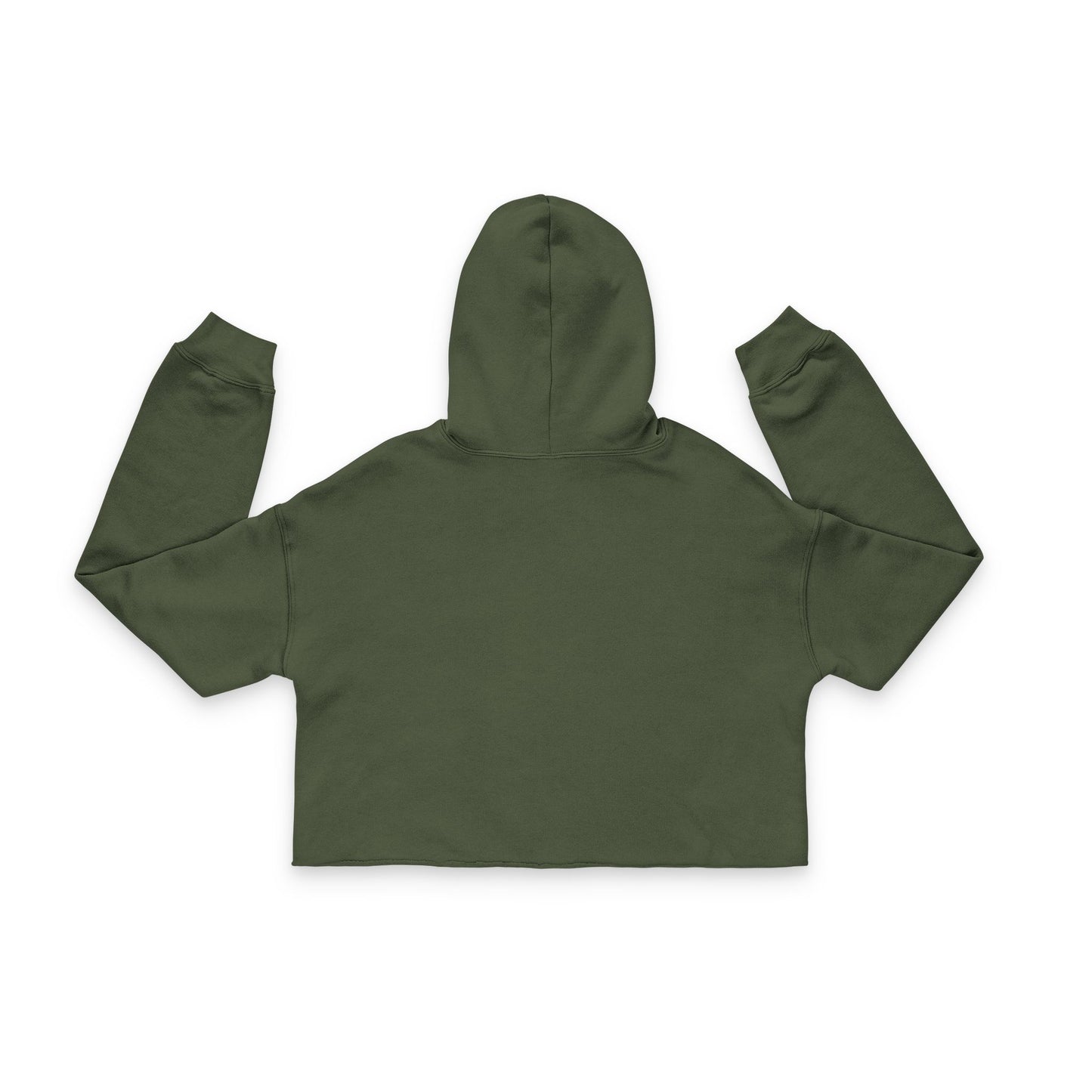 Women's Cropped Hoodie - Stylish and Comfortable with Floral Emblem
