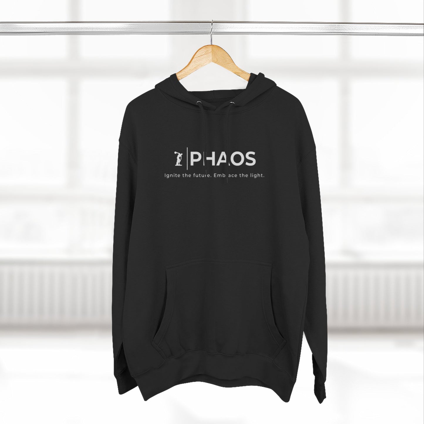 Three-Panel Fleece Hoodie - Ignite the Future