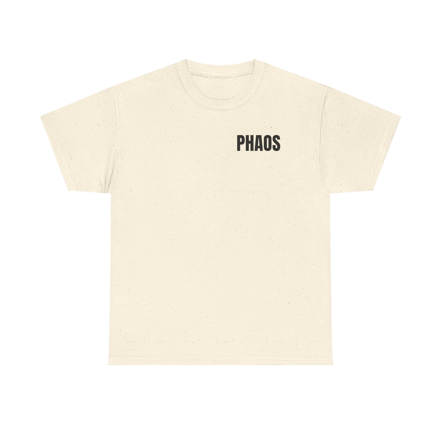 "PHAOS"Trendy Unisex Heavy Cotton Tee