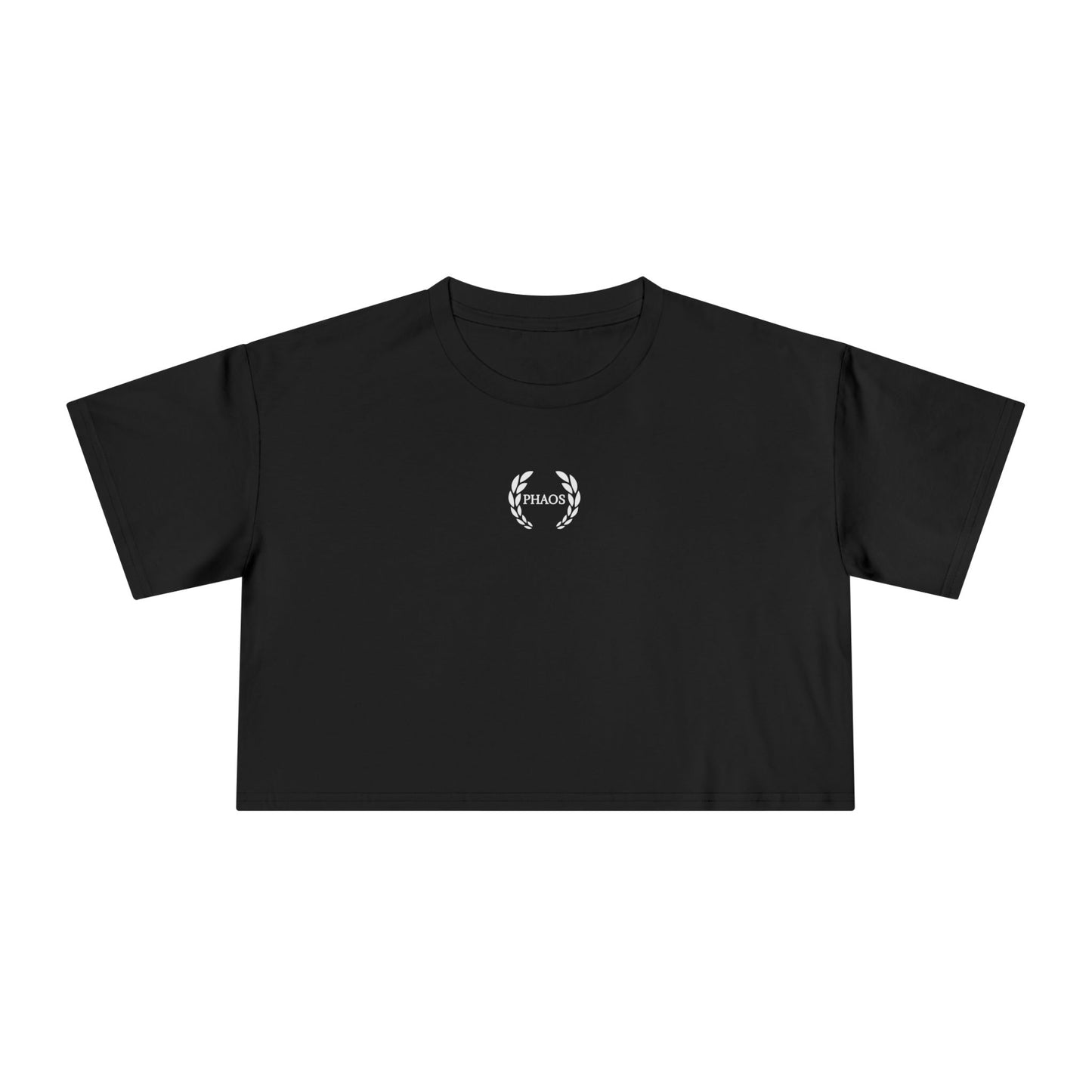 Chic Women's Crop Tee with PHAOS Graphic