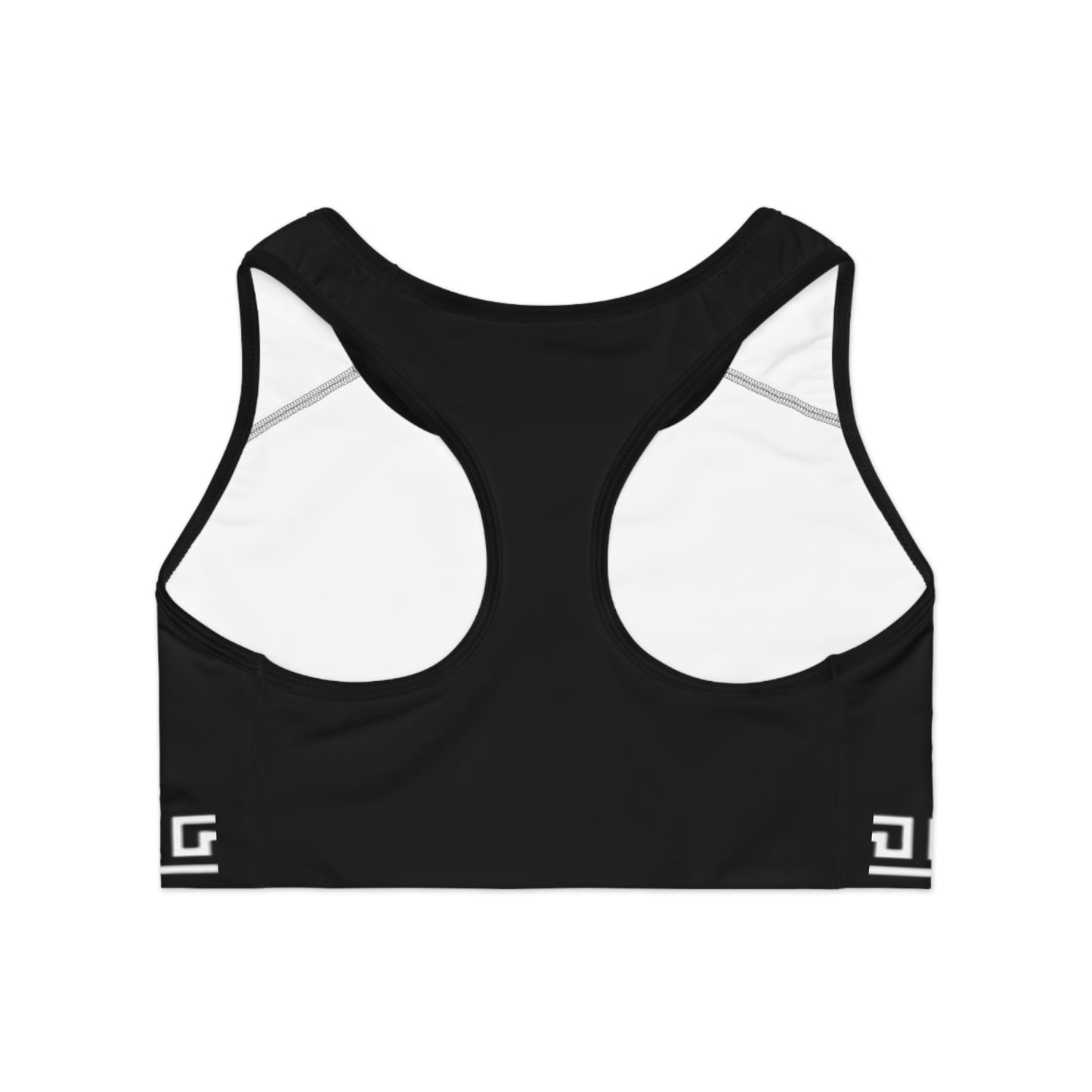 Phaos Classic Black Sports Bra - Stylish Athletic Wear for Fitness Enthusiasts