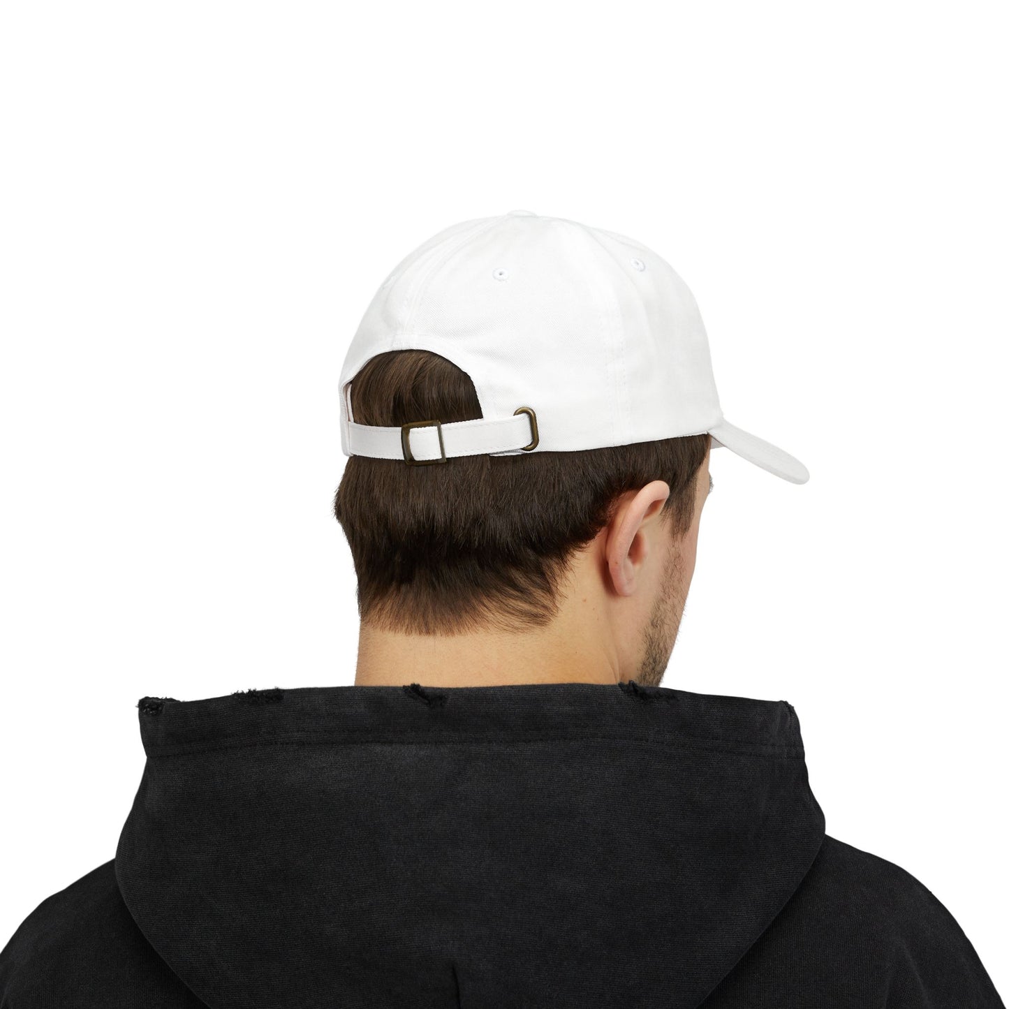 Classic Dad Cap with PHAOS Design - Trendy White Cap for Relaxed Style
