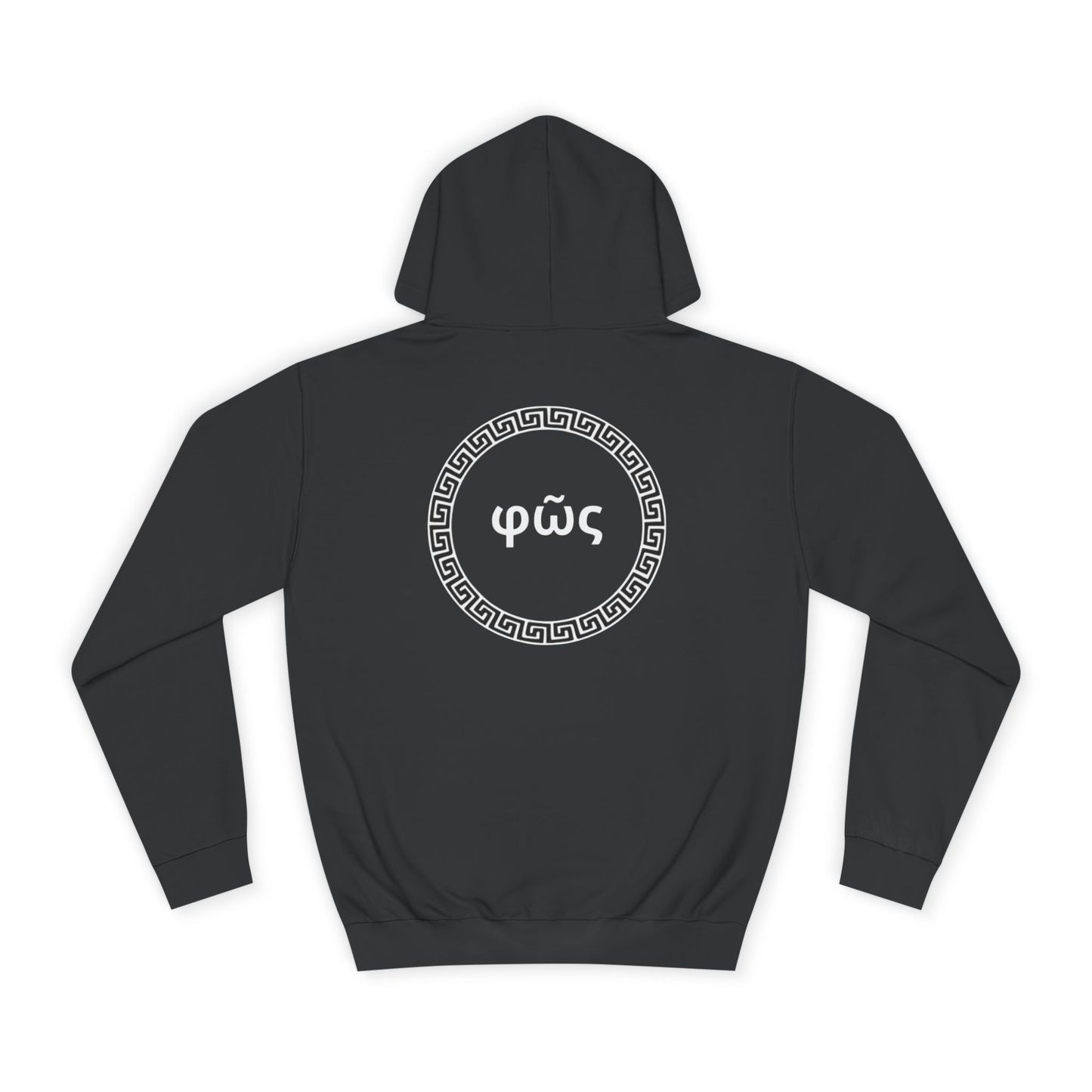 College Hoodie with Classic Greek Design