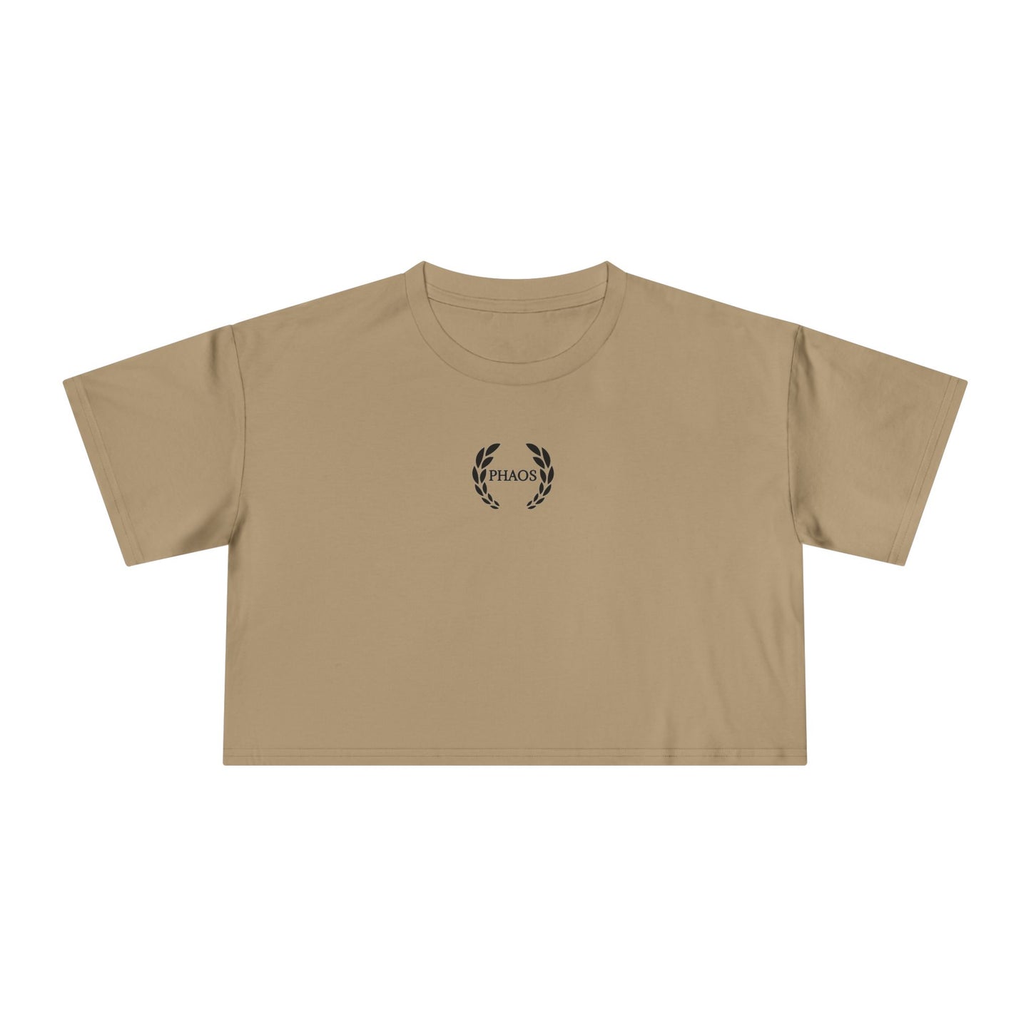 Chic Women's Crop Tee with PHAOS Graphic