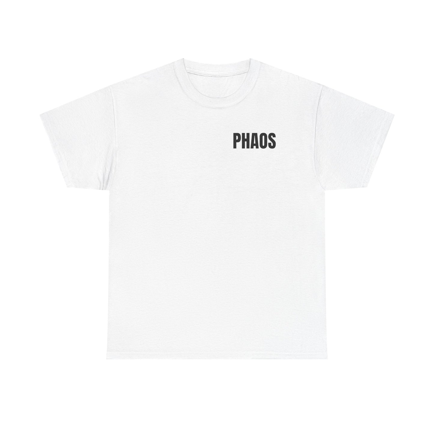 "PHAOS"Trendy Unisex Heavy Cotton Tee