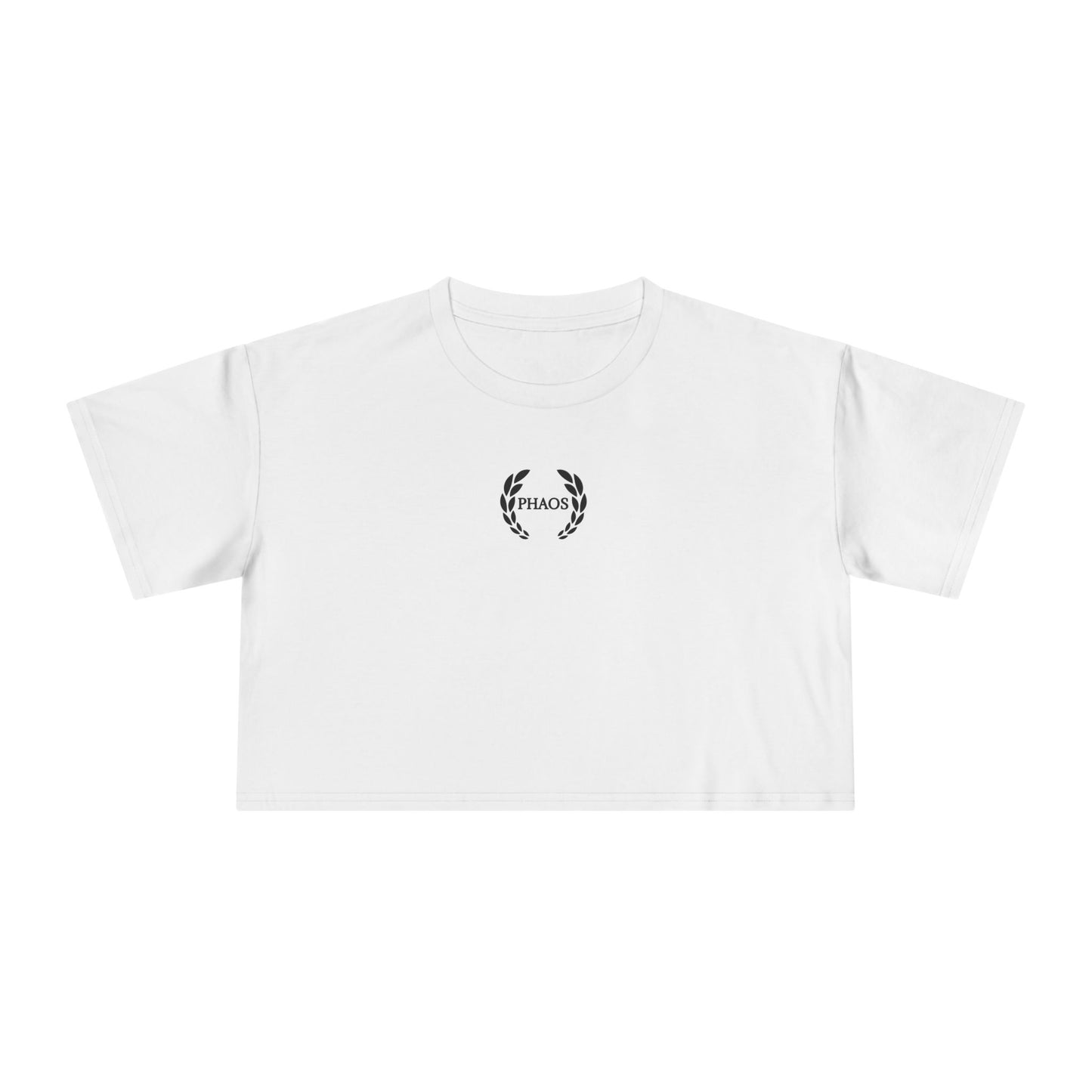 Chic Women's Crop Tee with PHAOS Graphic