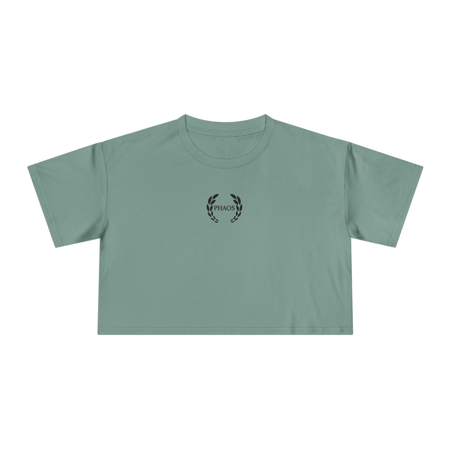 Chic Women's Crop Tee with PHAOS Graphic