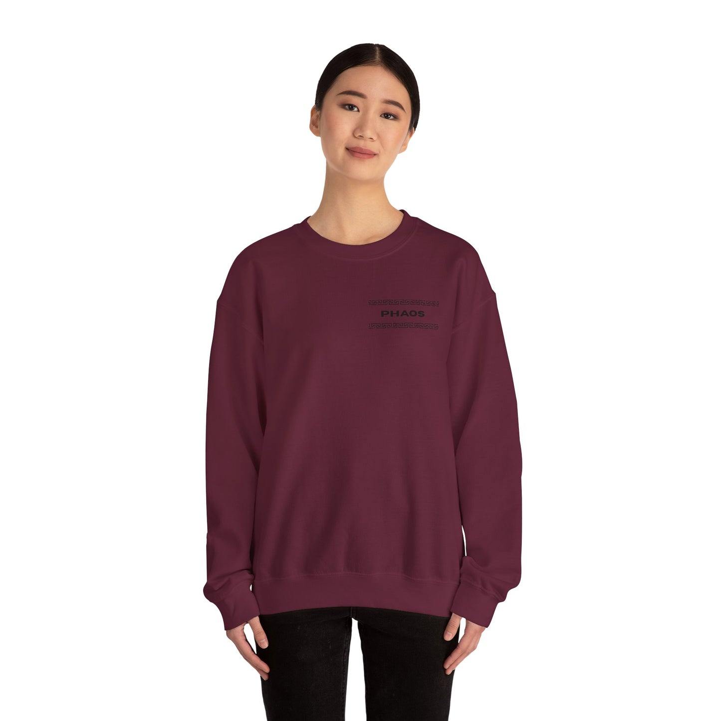 Unisex Heavy Blend™ Crewneck Sweatshirt - PHAOS Emblem Design