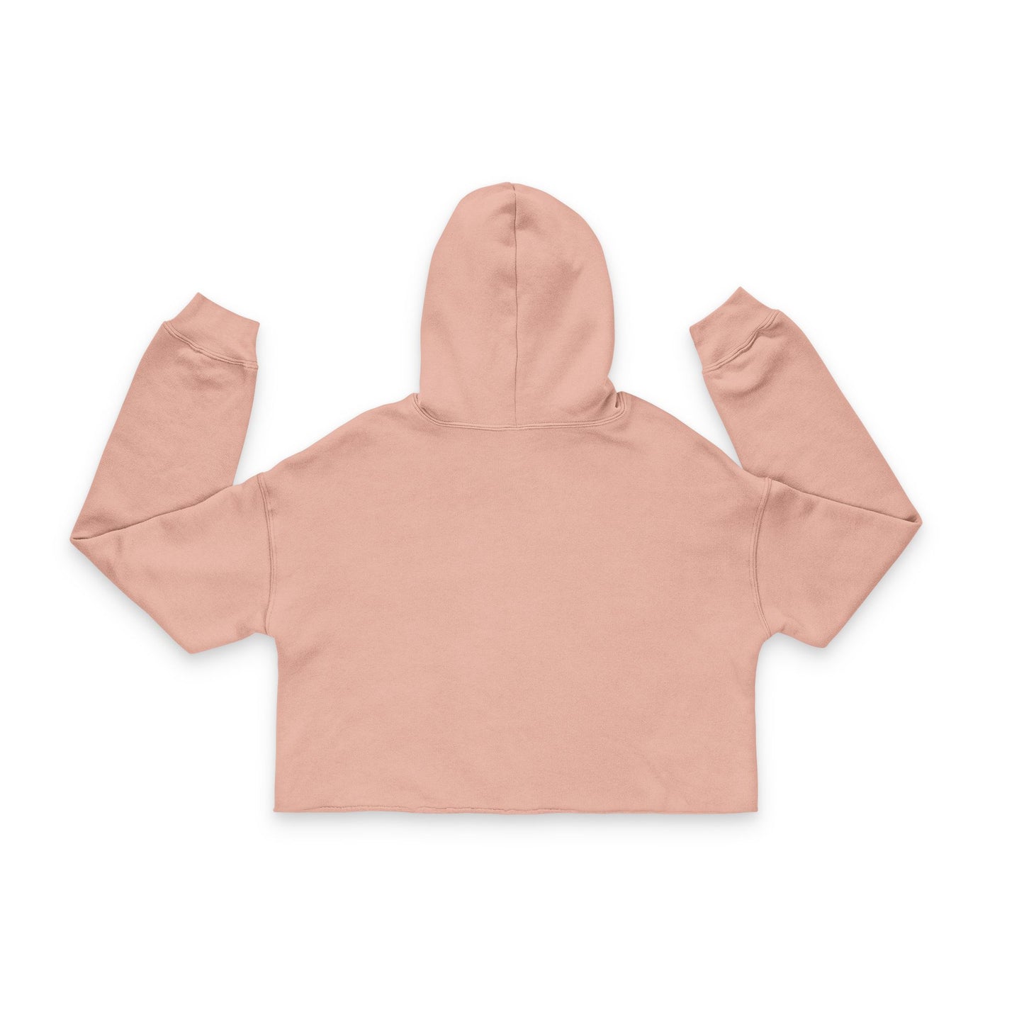 Women's Cropped Hoodie - Stylish and Comfortable with Floral Emblem