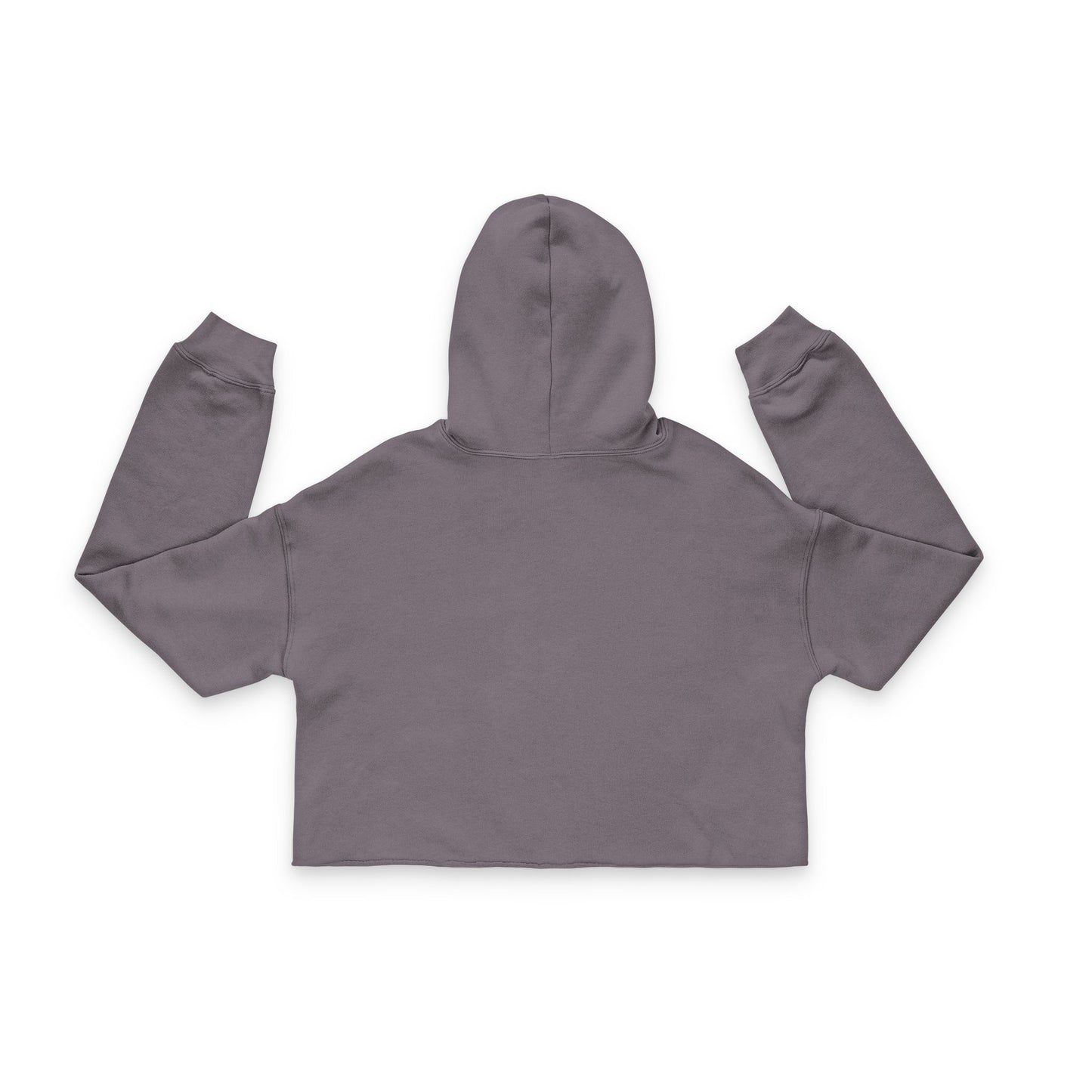 Women's Cropped Hoodie - Stylish and Comfortable with Floral Emblem