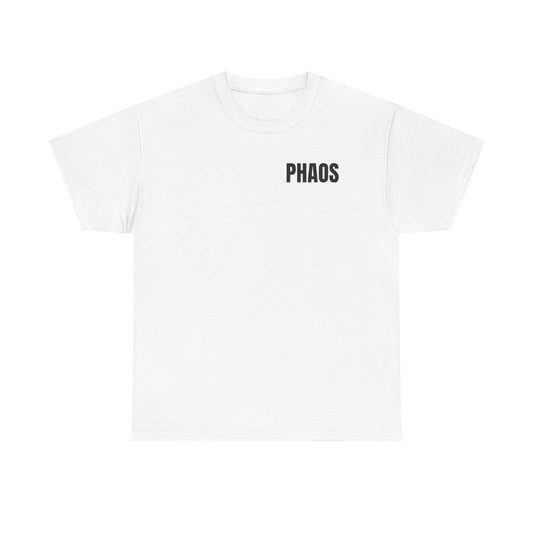 "PHAOS"Trendy Unisex Heavy Cotton Tee