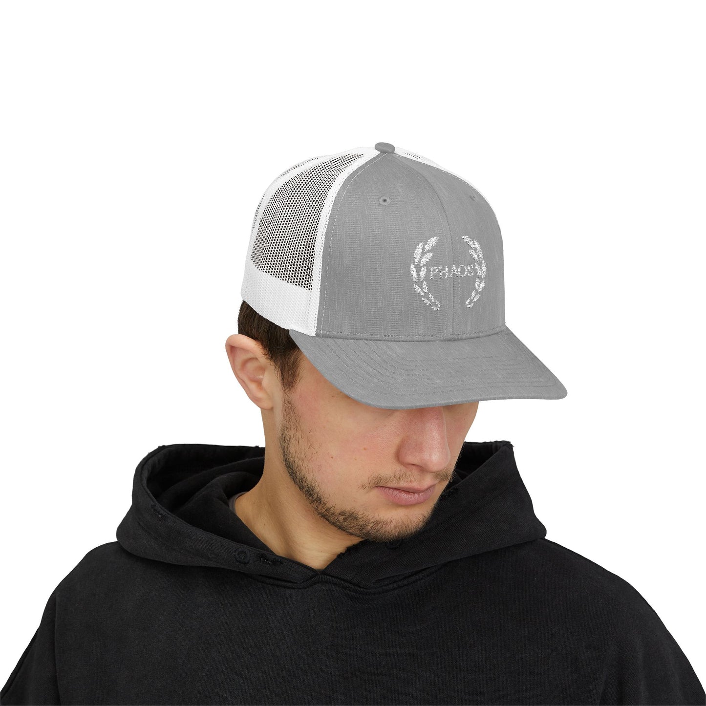 Stylish PHAOS Snapback Trucker Cap - Trendy Headwear for Every Occasion